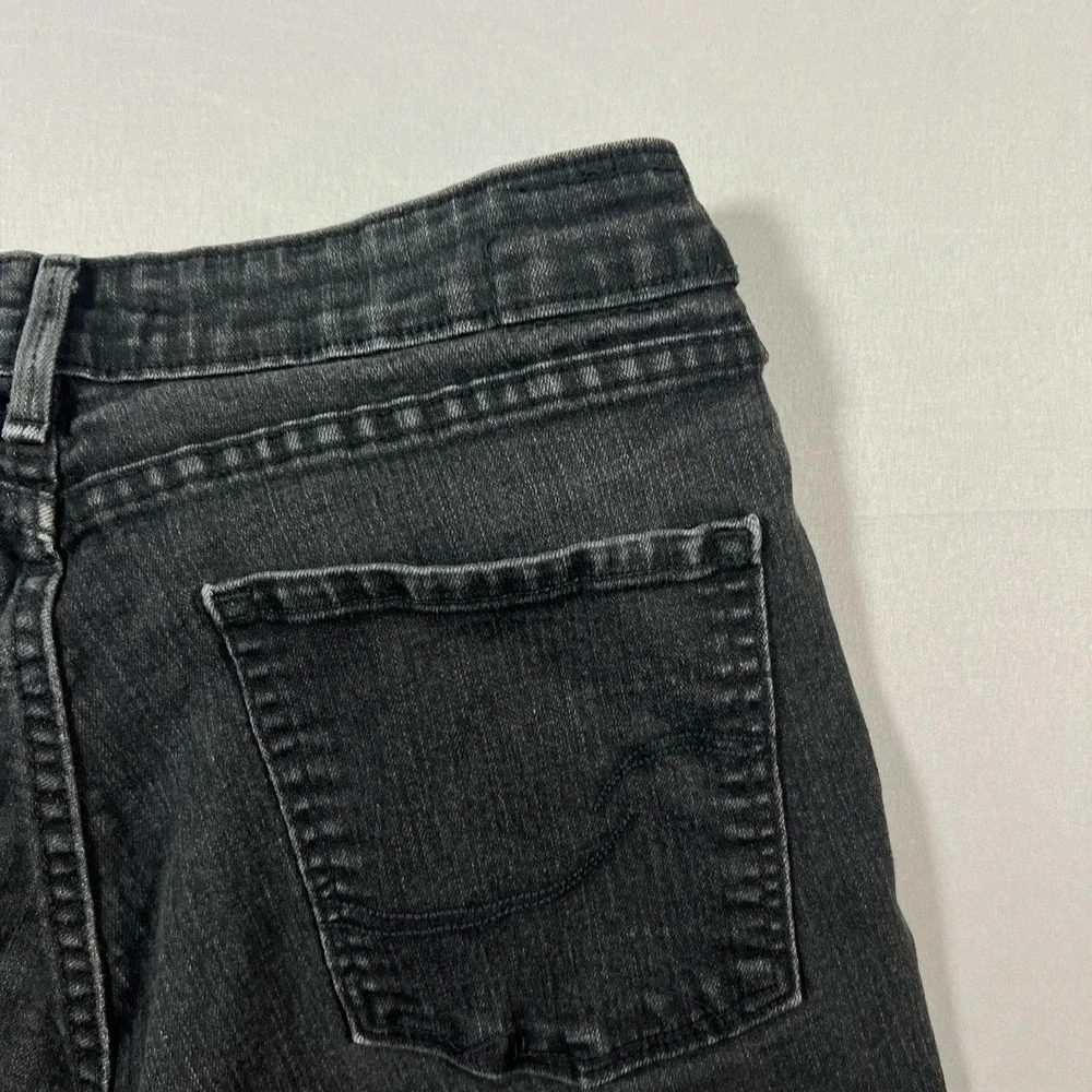 Levi Strauss Signature Skinny Jeans Womens 16M Black Cotton Stretch High Rise